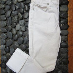 Joe's Women's White Cropped Jeans Size 27